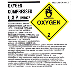 Material Safety Data Sheet For Oxygen
