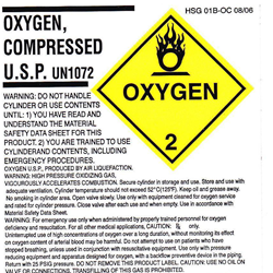 Material Safety Data Sheet Oxygen Gas